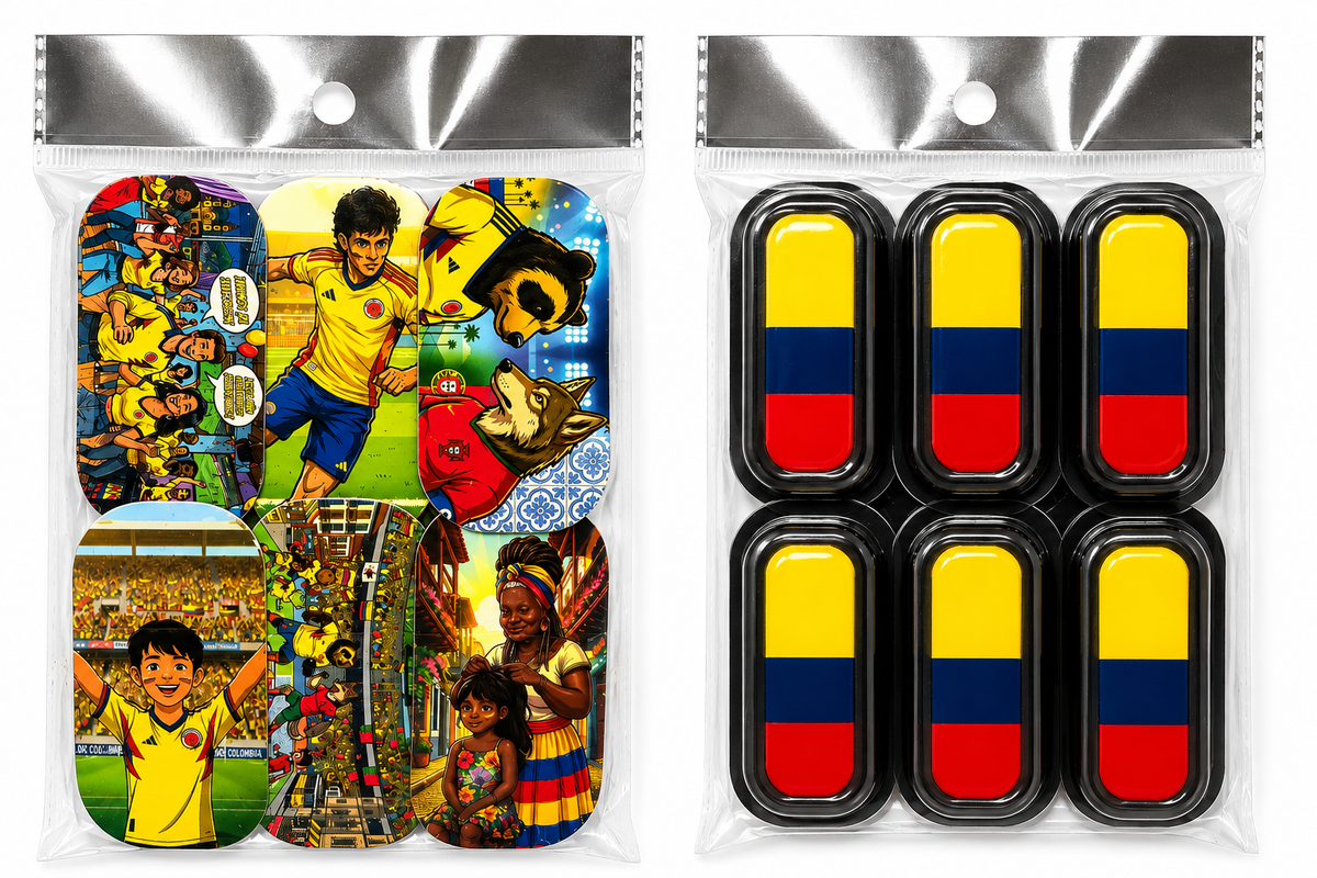 Colombian Flag Face Paint Stick- 6 Pack